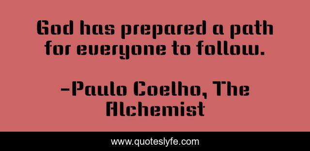 God has prepared a path for everyone to follow.