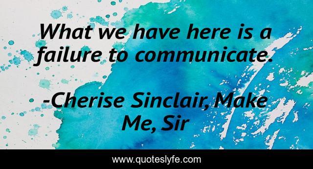 What we have here is a failure to communicate.