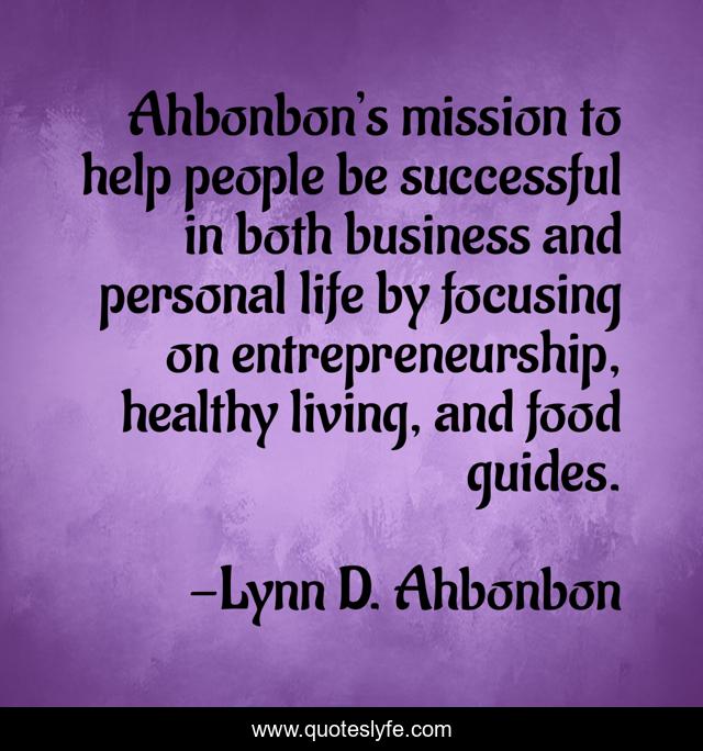 Ahbonbon’s mission to help people be successful in both business and personal life by focusing on entrepreneurship, healthy living, and food guides.