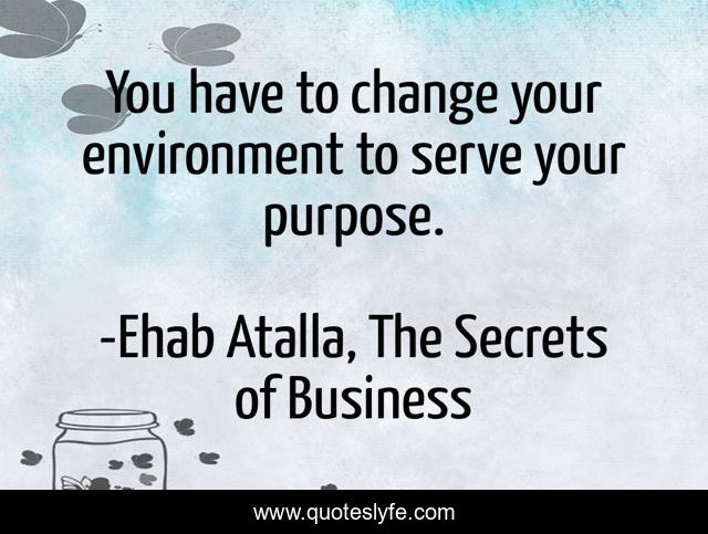 You have to change your environment to serve your purpose.