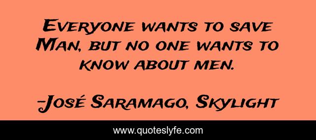 Everyone wants to save Man, but no one wants to know about men.
