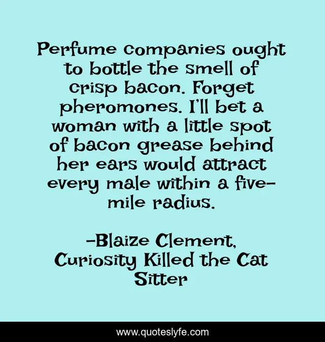 Best Blaize Clement Curiosity Killed The Cat Sitter Quotes With Images To Share And Download For Free At Quoteslyfe
