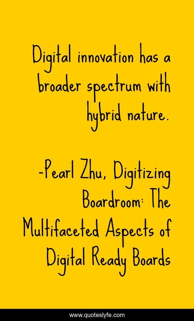 Digital innovation has a broader spectrum with hybrid nature.
