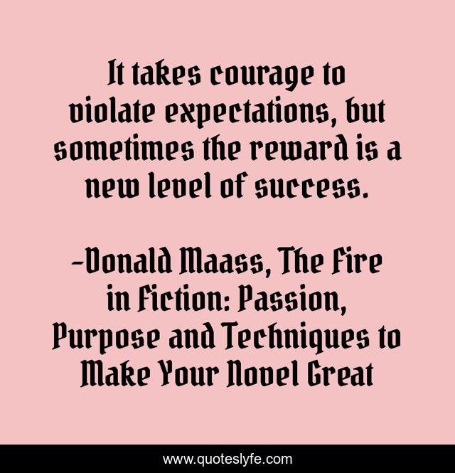 It takes courage to violate expectations, but sometimes the reward is a new level of success.