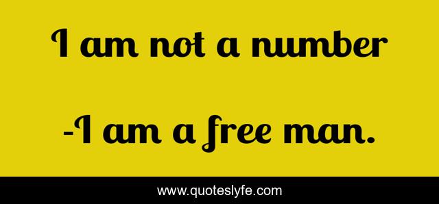 I am not a number
