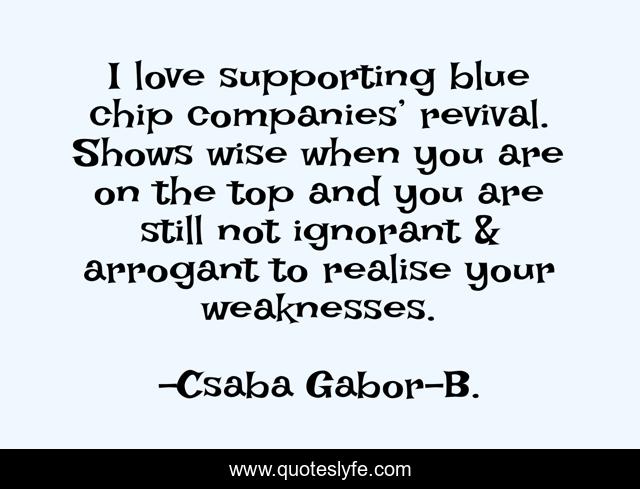 I love supporting blue chip companies’ revival. Shows wise when you are on the top and you are still not ignorant & arrogant to realise your weaknesses.