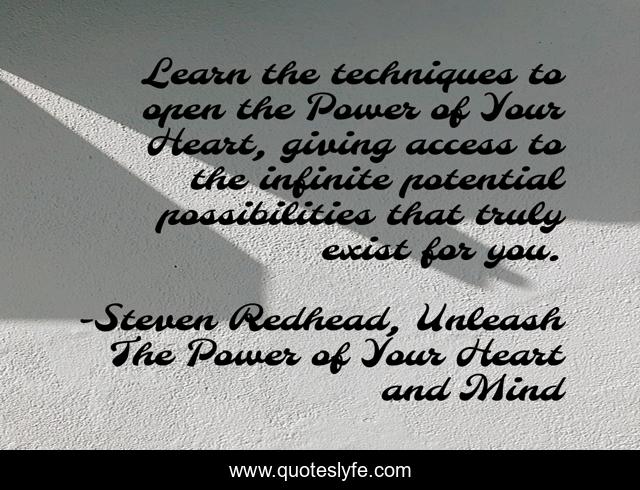 Learn the techniques to open the Power of Your Heart, giving access to the infinite potential possibilities that truly exist for you.
