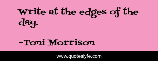 Write at the edges of the day.