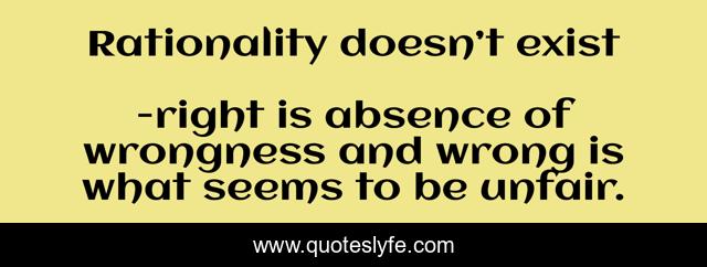 Rationality doesn’t exist