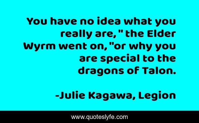 You have no idea what you really are, 