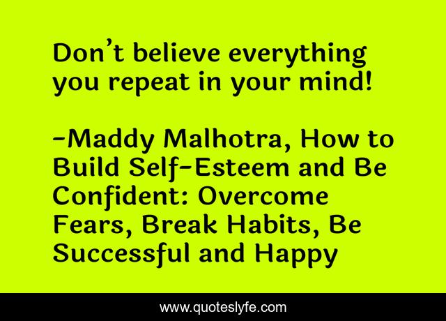 Don’t believe everything you repeat in your mind!