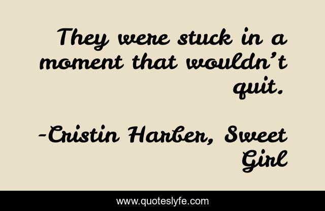 They were stuck in a moment that wouldn’t quit.