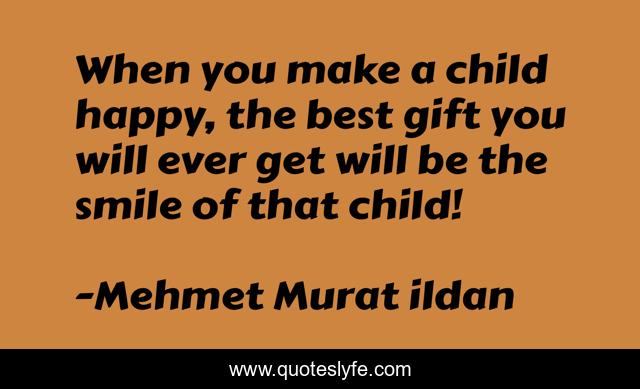 When you make a child happy, the best gift you will ever get will be the smile of that child!