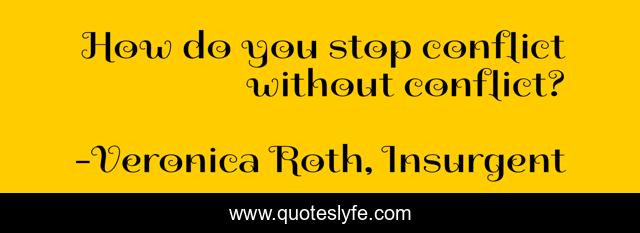 How do you stop conflict without conflict?