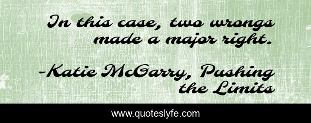 In this case, two wrongs made a major right.