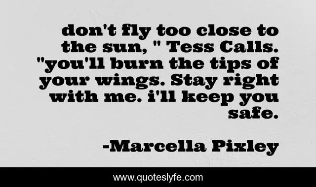 don't fly too close to the sun, 