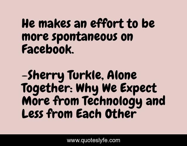 He makes an effort to be more spontaneous on Facebook.