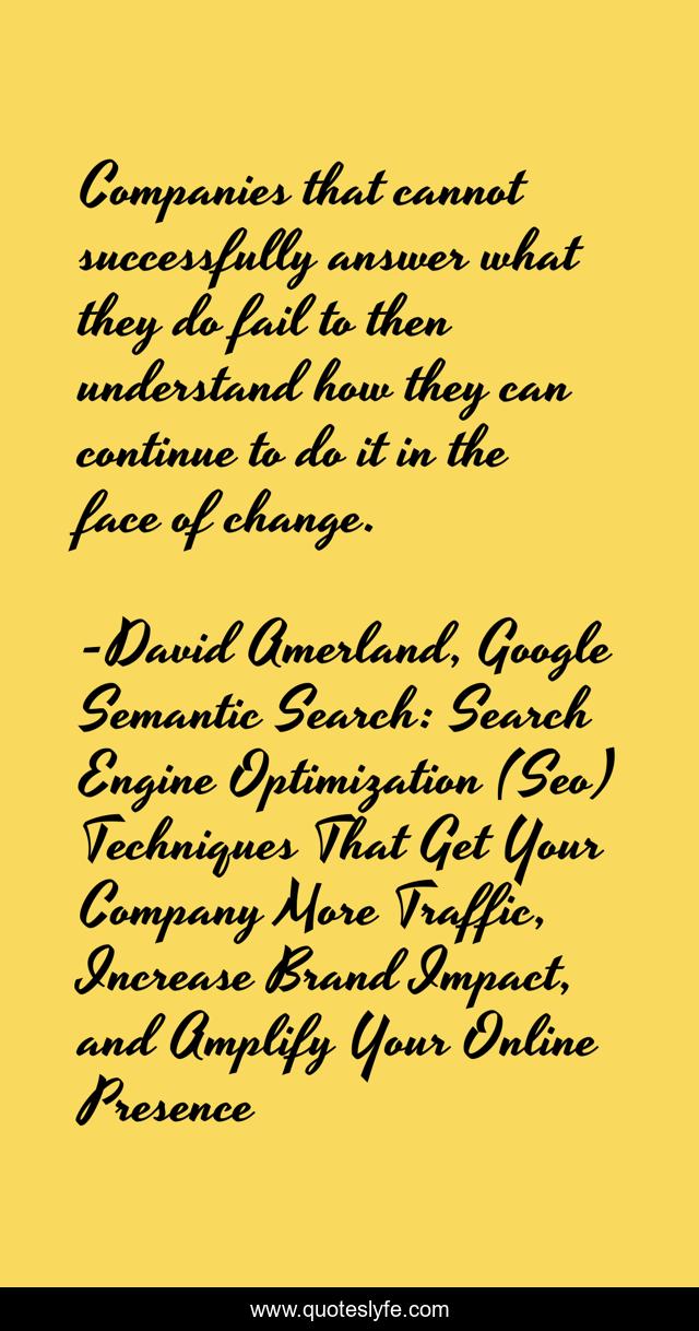 Companies that cannot successfully answer what they do fail to then understand how they can continue to do it in the face of change.