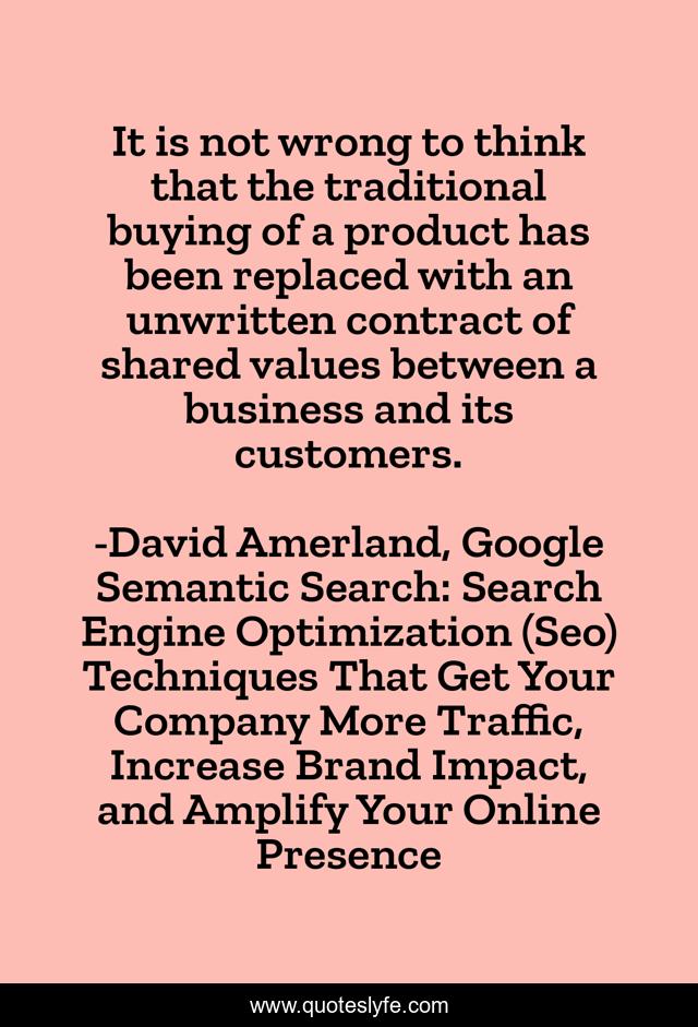 It is not wrong to think that the traditional buying of a product has been replaced with an unwritten contract of shared values between a business and its customers.