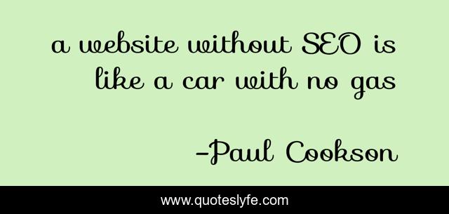 a website without SEO is like a car with no gas