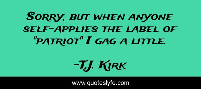 Sorry, but when anyone self-applies the label of 