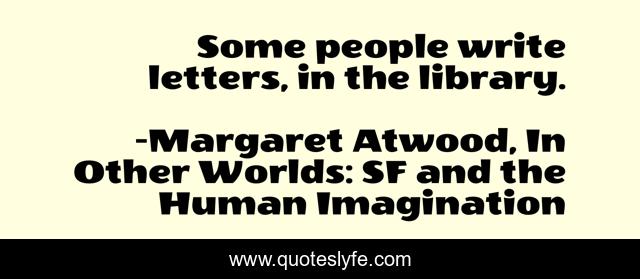 Some people write letters, in the library.