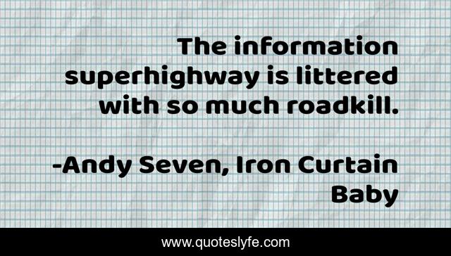 The information superhighway is littered with so much roadkill.