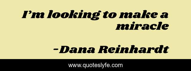 I’m looking to make a miracle