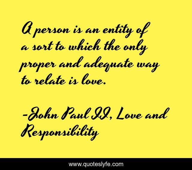 A person is an entity of a sort to which the only proper and adequate