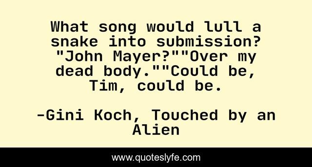 What song would lull a snake into submission? 