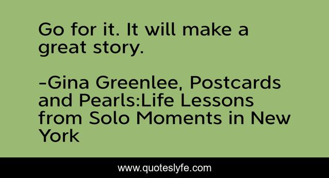 Go for it. It will make a great story.