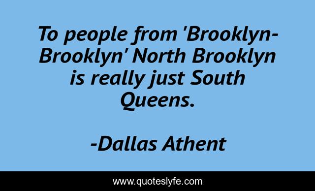 To people from 'Brooklyn-Brooklyn' North Brooklyn is really just South Queens.
