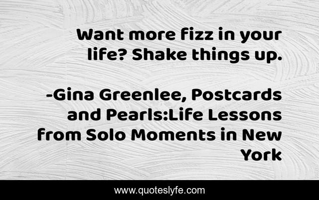 Want more fizz in your life? Shake things up.