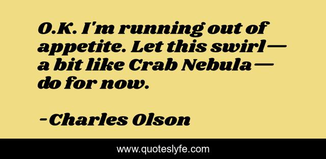 O.K. I'm running out of appetite. Let this swirl— a bit like Crab Nebula— do for now.