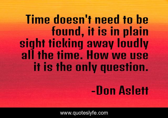 Time doesn't need to be found, it is in plain sight ticking away loudly all the time. How we use it is the only question.
