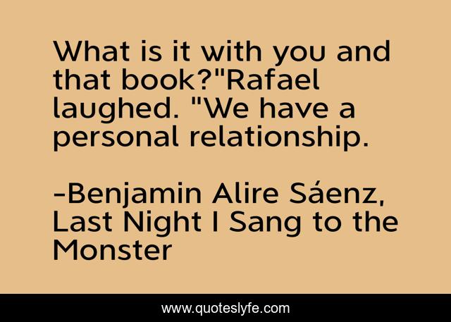 What is it with you and that book?