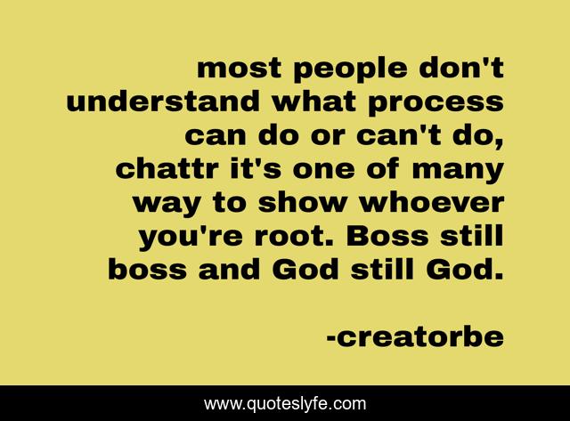 most people don't understand what process can do or can't do, chattr it's one of many way to show whoever you're root. Boss still boss and God still God.