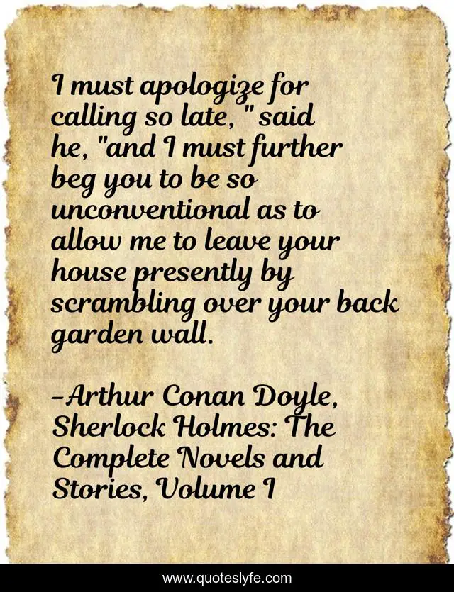 I must apologize for calling so late, 