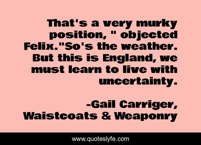 That's a very murky position, 