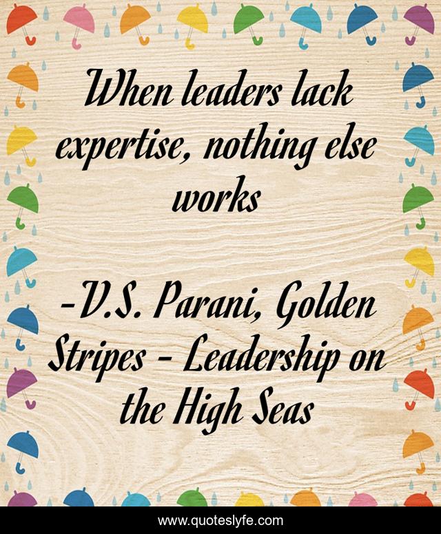 When leaders lack expertise, nothing else works