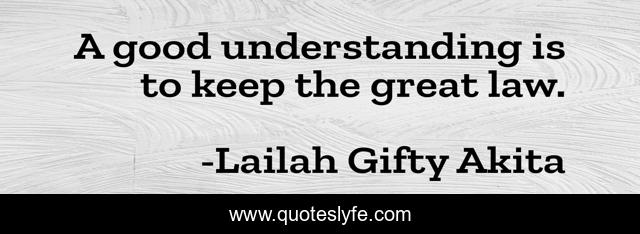A good understanding is to keep the great law.