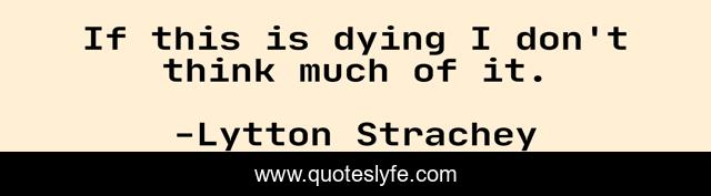 If this is dying I don't think much of it.