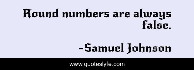 Round numbers are always false.