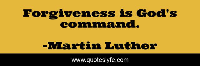 Forgiveness is God's command.