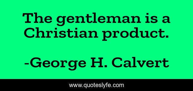 The gentleman is a Christian product.