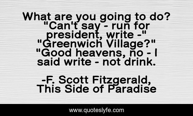 What are you going to do? 