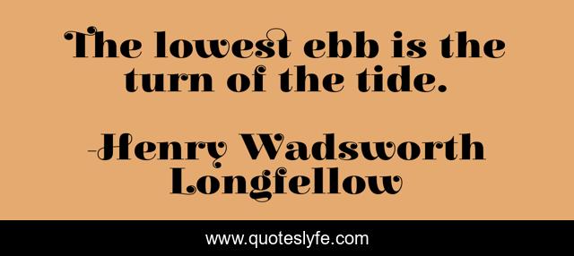 The lowest ebb is the turn of the tide.