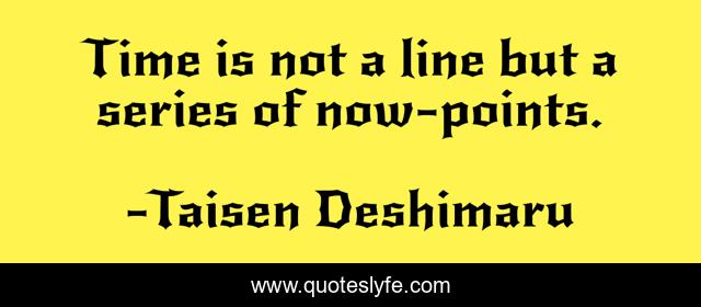 Time is not a line but a series of now-points.