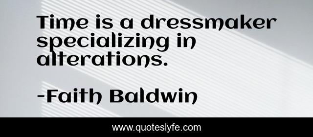 Time is a dressmaker specializing in alterations.