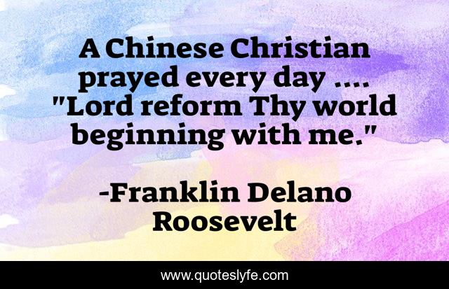 A Chinese Christian prayed every day .... 